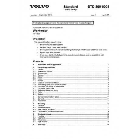 VOLVO STD 860-0008 0