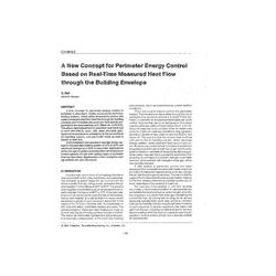 CH-89-06-2 -- A New Concept for Perimeter Energy Control Based on Real-Time Measured Heat Flow through the Building Envelope