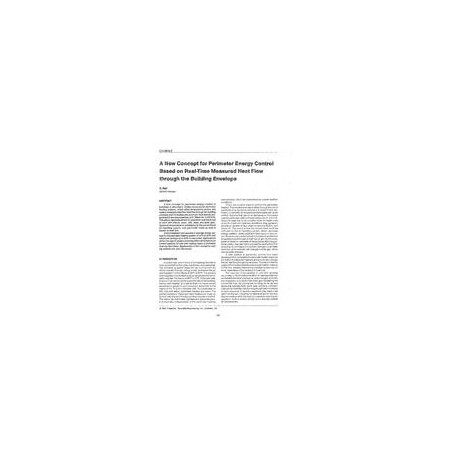 CH-89-06-2 -- A New Concept for Perimeter Energy Control Based on Real-Time Measured Heat Flow through the Building Envelope