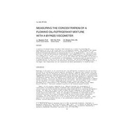 3180 (RP-356) -- Measuring the Concentration of a Flowing Oil-Refrigerant Mixture with a Bypass Viscometer