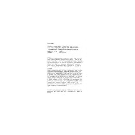 3170 (RP-483) -- Development of Improved Ice-Making Techniques for Storage Heat Pumps