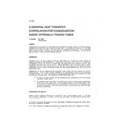 3163 -- A General Heat Transfer Correlation for Condensation Inside Internally Finned Tubes