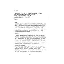 NY-87-22-5 -- The Results of Dynamic Interactions of Occupants and Passive Solar Technologies in a Small Commercial Building