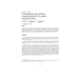 NY-87-22-4 (RP-409) -- Performance and Control Characteristics of a Large Cooling System