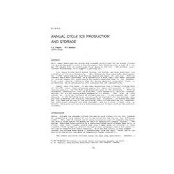 NY-87-21-3 -- Annual Cycle Ice Production and Storage