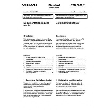 VOLVO STD 5032,2 0