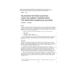 PO-86-07-2 -- Relationship Between Electrical Loads and Ambient Temperature in Two Monitored Commercial Buildings