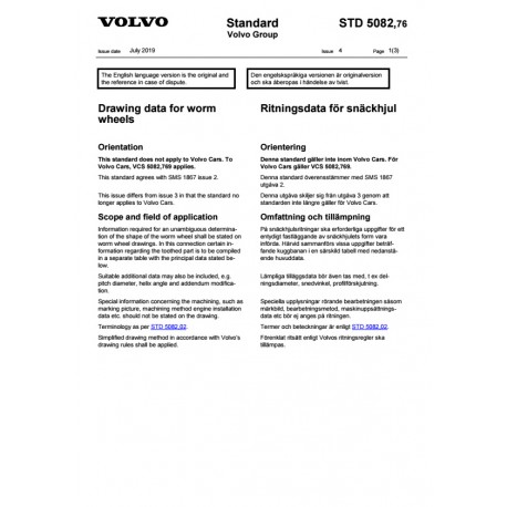 VOLVO STD 5082,76 0