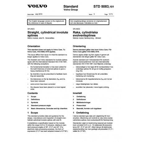 VOLVO STD 5083,101 0