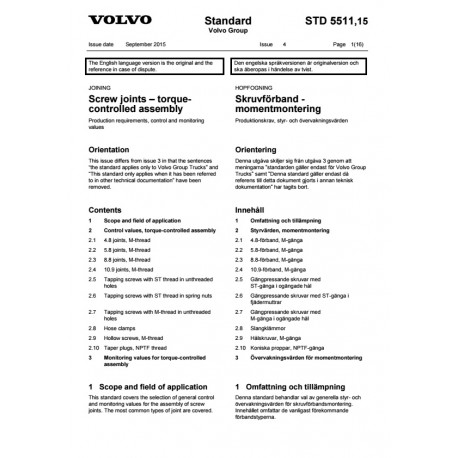 VOLVO STD 5511,15 0