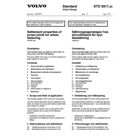 VOLVO STD 5511,24 0