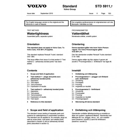 VOLVO STD 5911,7 0