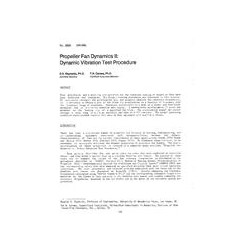 AT-2820 (RP-266) -- Propeller Fan Dynamics II: Dynamic Vibration Test Procedure