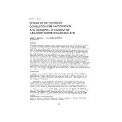 CH-81-09-4 -- Effect of Retrofits on Combustion Characteristics and Seasonal Efficiency of Gas-Fired Furnaces and Boilers