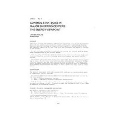 CH-81-11-3 -- Control Strategies in Major Shopping Centers: The Energy Viewpoint