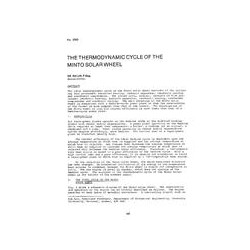 LA-2583 -- The Thermodynamic Cycle of the Minto Solar Wheel