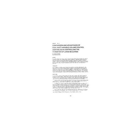 DV-80-10-3 -- Comparison and Advantages of Dual-Duct Variable-Volume Control Assemblies in Controlling the Perimeter of Large Bu