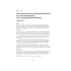 DV-80-07-4 -- The Effects of Air Flow Maldistributions on Air-to-Refrigerant Heat Exchanger Performance