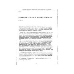 BO-2366 -- Determination of Individual Preferred Temperatures