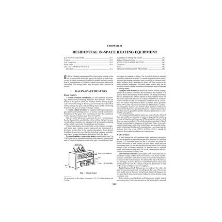 S34 -- Residential In-Space Heating Equipment (SI)