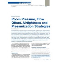 IEQ Applications: Controlled Environments: Room Pressure, Flow Offset, Airtightness and Pressurization Strategies