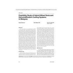 OR-10-042 -- Feasibility Study of Hybrid Wheel Desiccant Dehumidification Cooling Systems in Malaysia