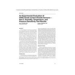 OR-10-029 -- An Experimental Evaluation of HVAC-Grade Carbon-Dioxide Sensors: Part 3, Humidity, Temperature, and Pressure Sensit