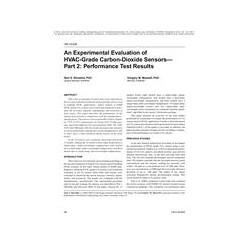 OR-10-028 -- An Experimental Evaluation of HVAC-Grade Carbon Dioxide Sensors: Part 2, Performance Test Results