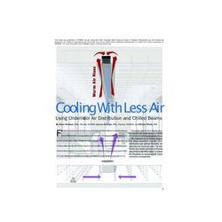 Cooling with Less Air Using Underfloor Air Distribution and Chilled Beams