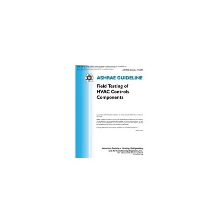 Guideline 11-2009 -- Field Testing of HVAC Controls Components