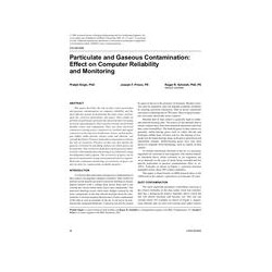 CH-09-008 -- Particulate and Gaseous Contamination: Effect on Computer Reliability and Monitoring