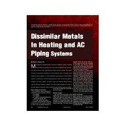 Dissimilar Metals in Heating and AC Piping Systems