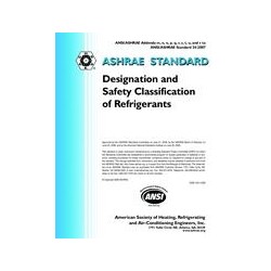 ASHRAE 34-2007 Addenda m, n, o, p, q, r, s, t, u, and v