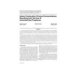 Indoor Combustion Product Concentrations Resulting from the Use of Unvented Gas Fireplaces