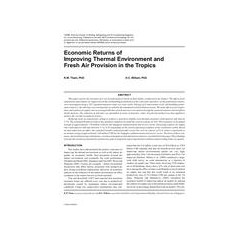 Economic Returns of Improving Thermal Environment and Fresh Air Provision in the Tropics