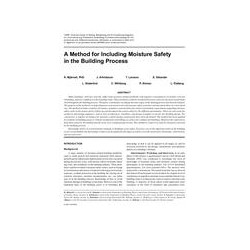 A Method for Including Moisture Safety in the Building Process