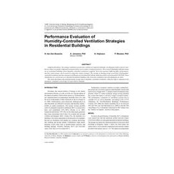 Performance Evaluation of Humidity-Controlled Ventilation Strategies in Residential Buildings