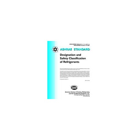 ASHRAE 34-2004 Addenda d, j, l, m, and t