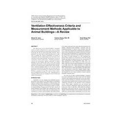 DA-07-039 Ventilation Effectiveness Criteria and Measurement Methods-Applicable to Animal Buildings-A Review (RP-1301)