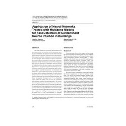 LB-07-017 -- Application of Neural Networks Trained with Multizone Models for Fast Detection of Contaminant Source Position in B