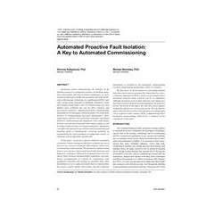 LB-07-004 -- Automated Proactive Fault Isolation: A Key to Automated Commissioning