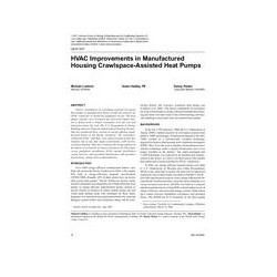 LB-07-007 -- HVAC Improvements in Manufactured Housing Crawlspace-Assisted Heat Pumps