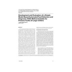 LB-07-003 -- Development and Evaluation of a Simple Model-Based Automated Fault Detection and Diagnosis (FDD) Method Suitable fo