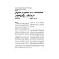 LB-07-049 -- Definition of Standard Office Environments for Evaluating the Impact of Office Furniture Emissions on Indoor VOC Co