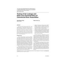 LB-07-044 (RP-1236) -- Testing of Air Leakage and Heat Loss Characteristics of Commercial Door Assemblies