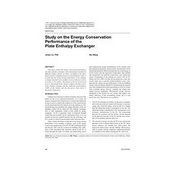 LB-07-043 -- Study on the Energy Conservation Performance of the Plate Enthalpy Exchanger